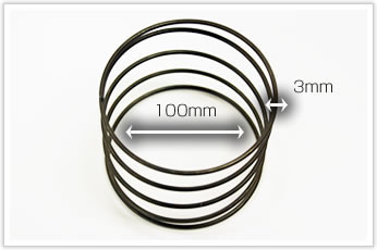 逸品その三.コイル外径(D/d)が大きく、且つ、精度要求の厳しい圧縮バネ