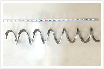 送り装置用スパイラル