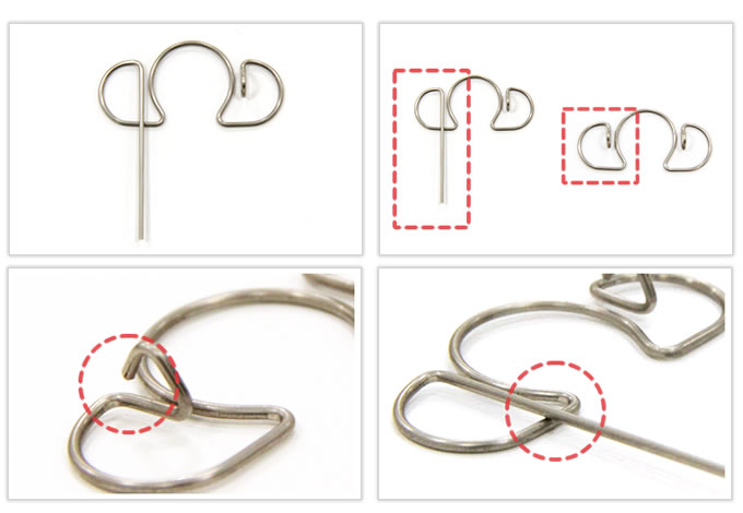 医療機器向け線材曲げ加工品