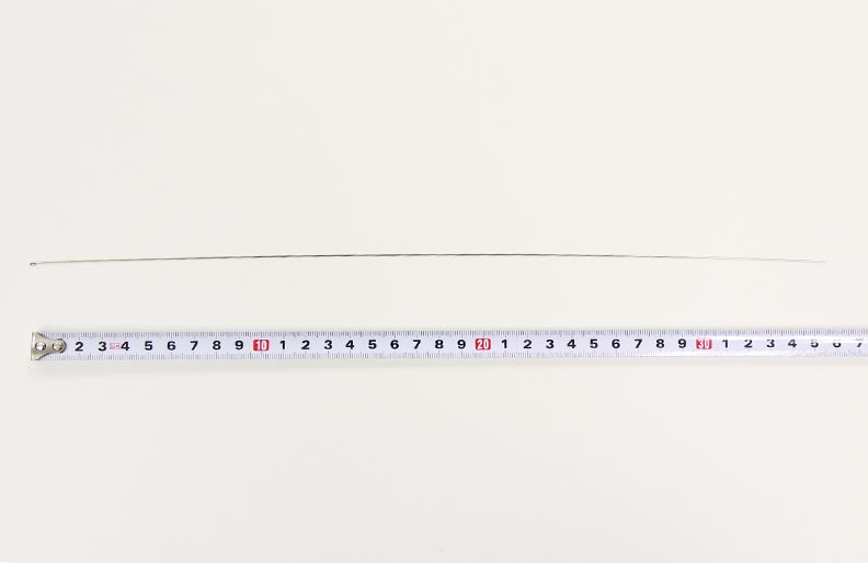 先端を曲げて密着させた線材曲げ加工品